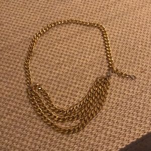 Gold 3 Tiered Chain Belt